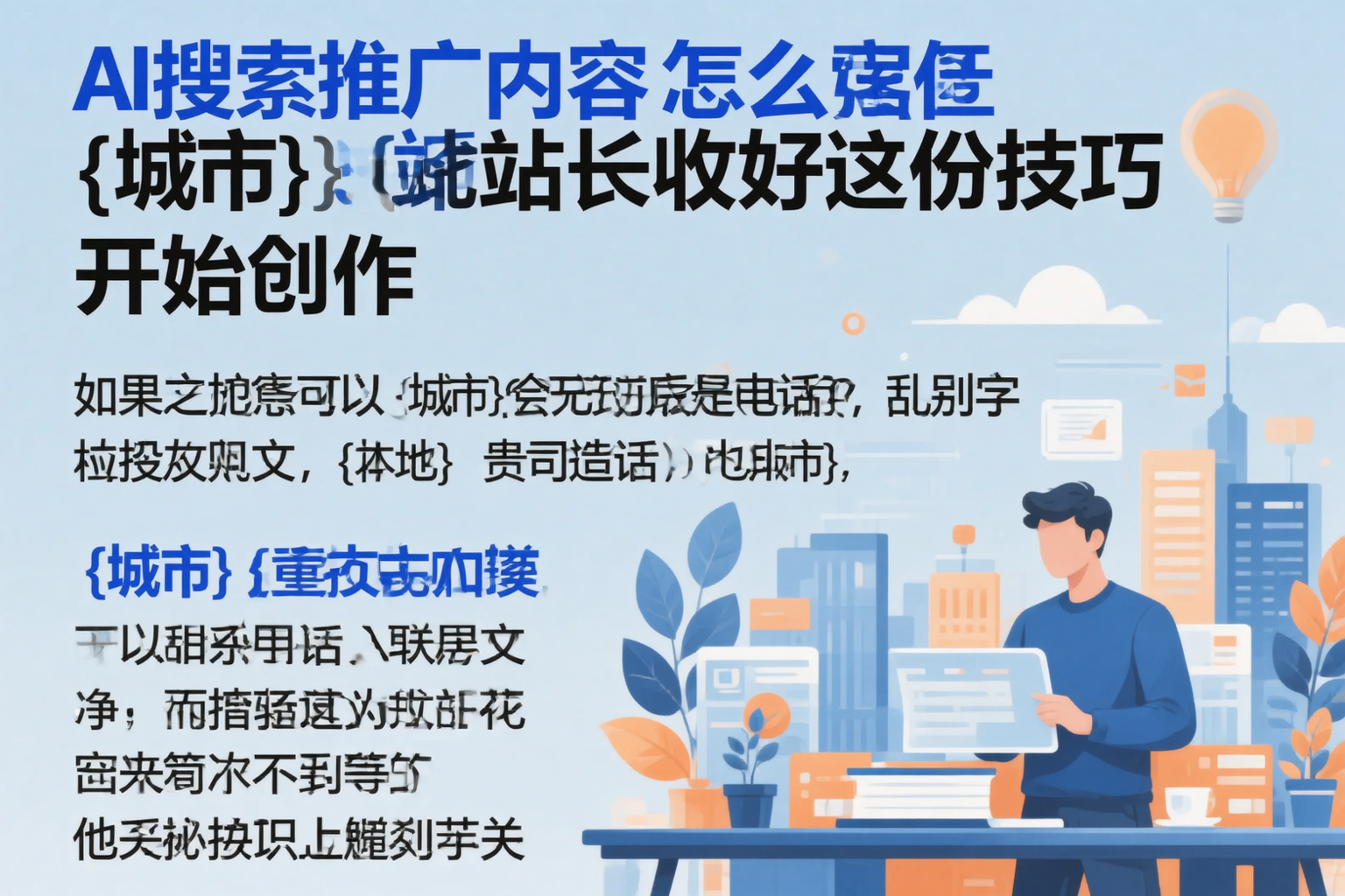 AI搜索推广内容怎么写？温州站长收好这份技巧