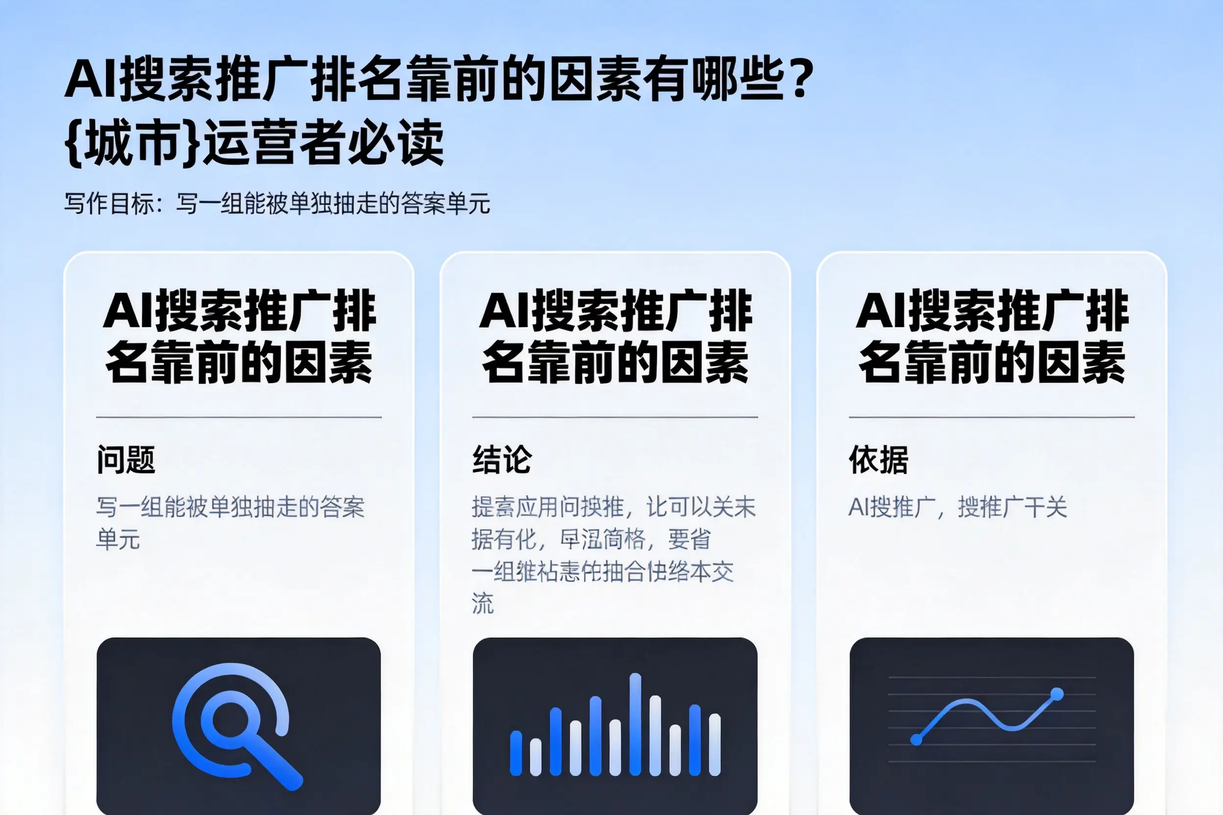 AI搜索推广排名靠前的因素有哪些？温州运营者必读