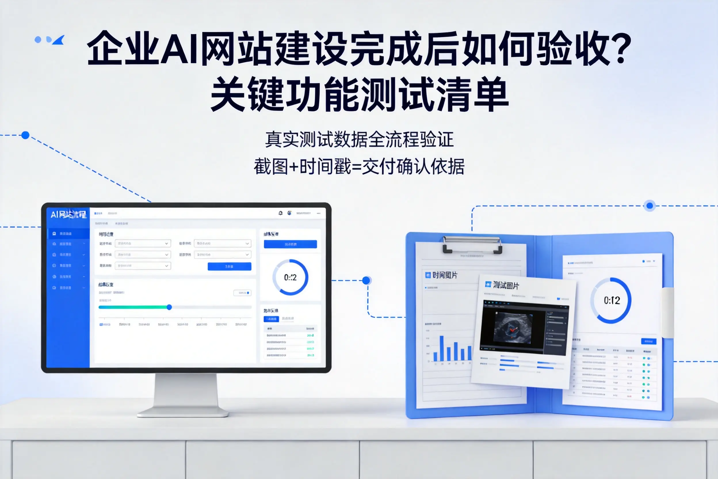 温州企业AI网站建设完成后如何验收？关键功能测试清单
