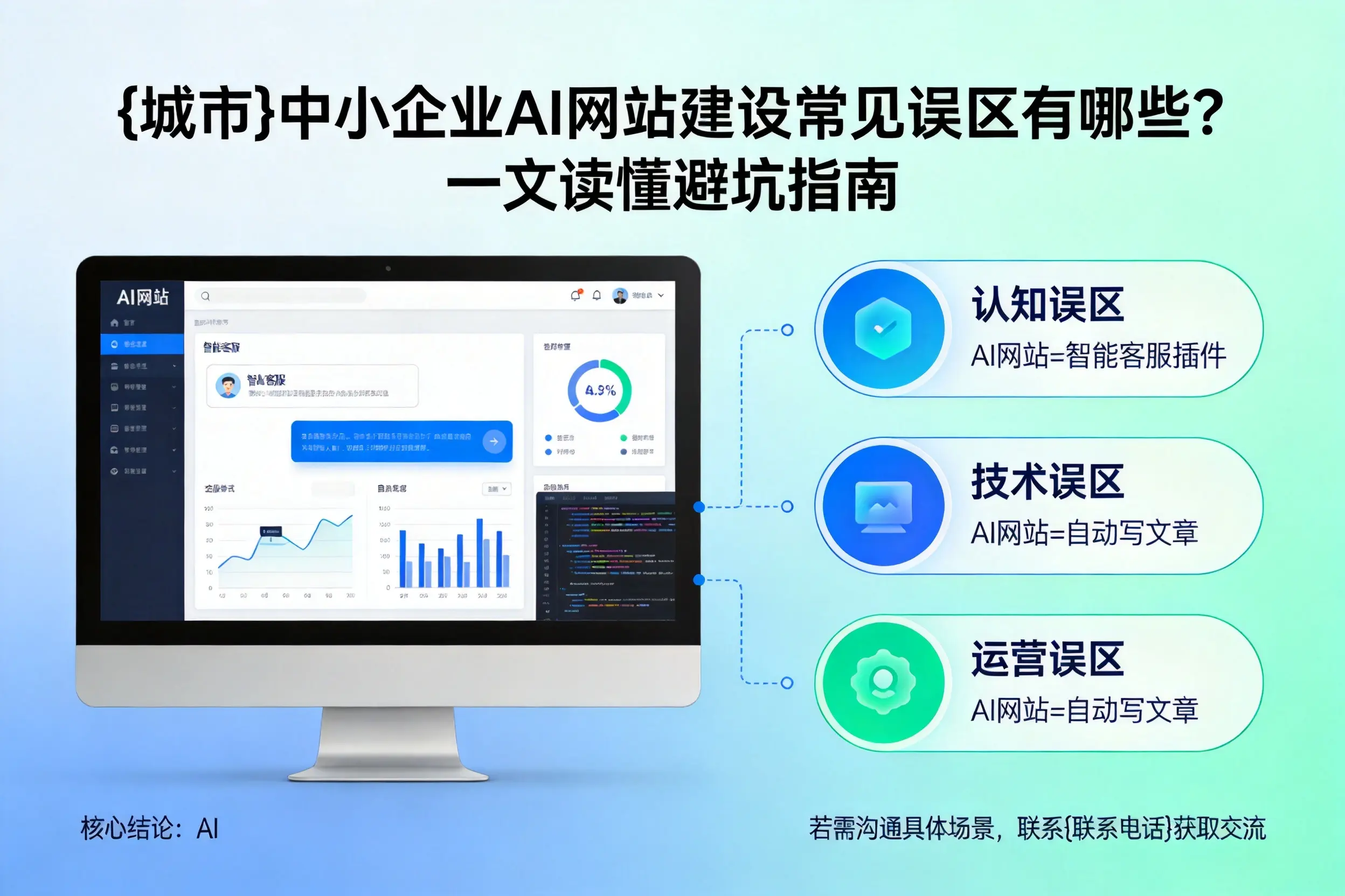 温州中小企业AI网站建设常见误区有哪些?一文读懂避坑指南