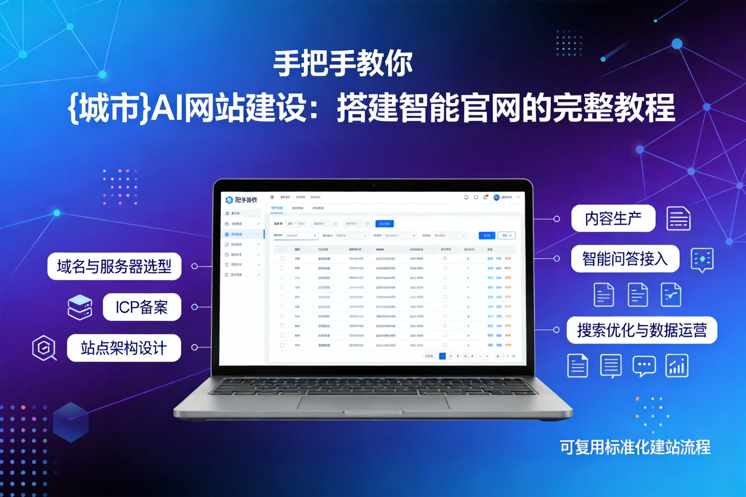 手把手教你温州AI网站建设：搭建智能官网的完整教程