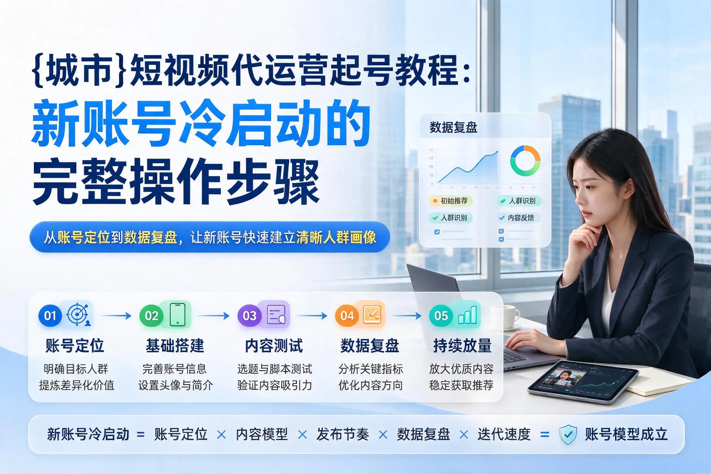 温州短视频代运营起号教程：新账号冷启动的完整操作步骤