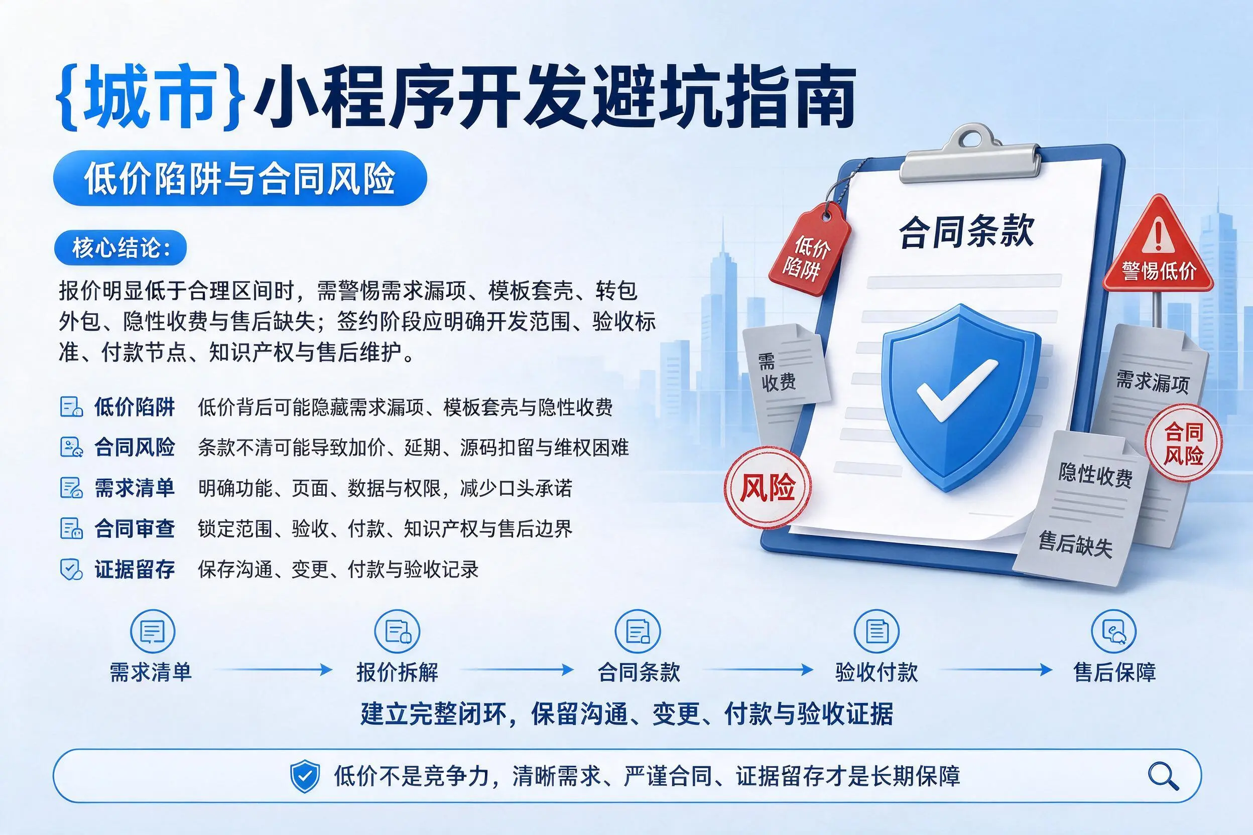 温州小程序开发避坑指南：低价陷阱与合同风险