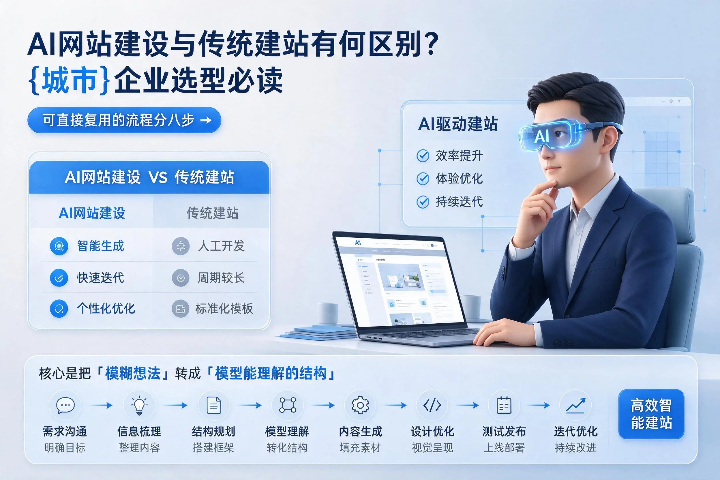 AI网站建设与传统建站有何区别？温州企业选型必读