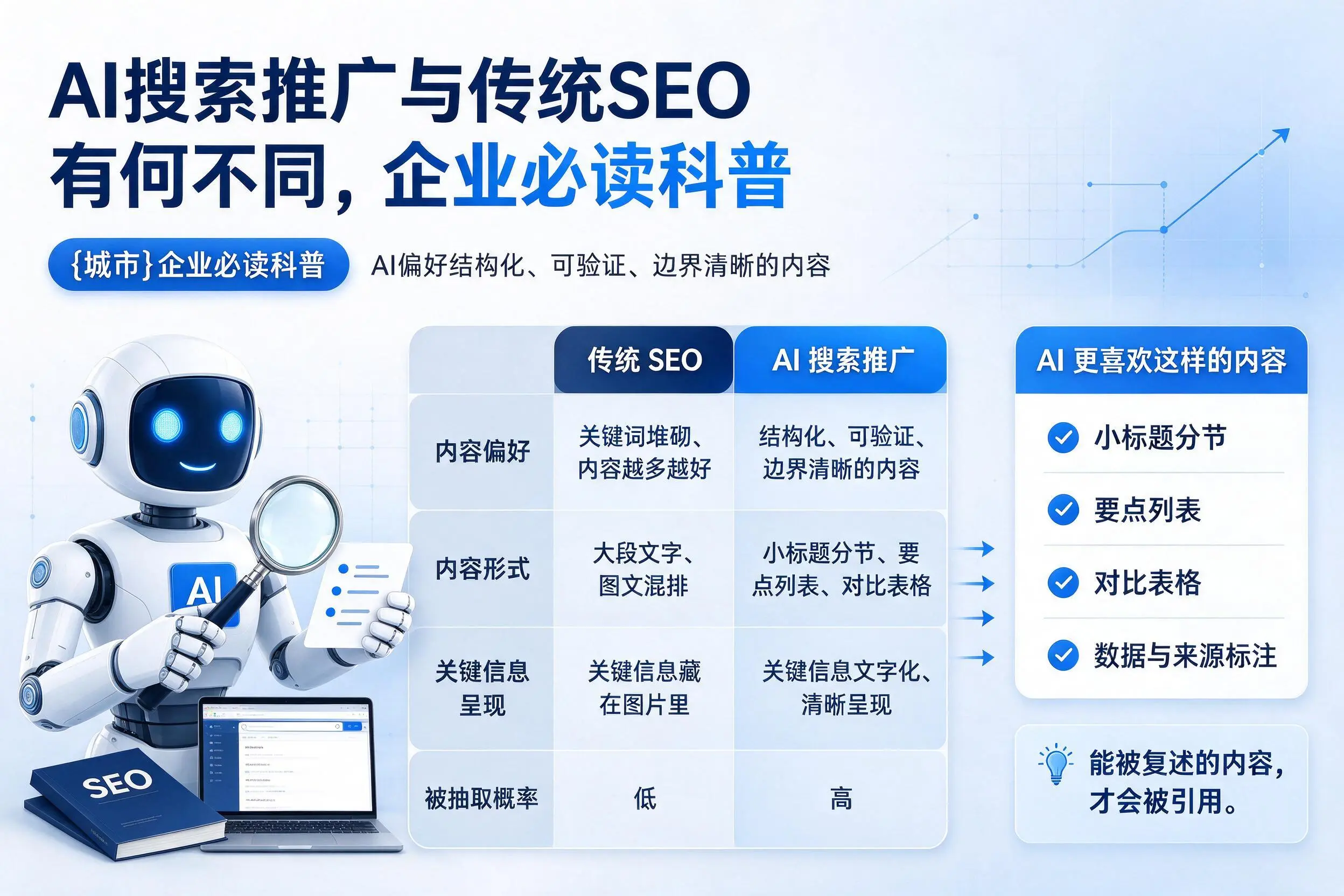 AI搜索推广与传统SEO有何不同,温州企业必读科普